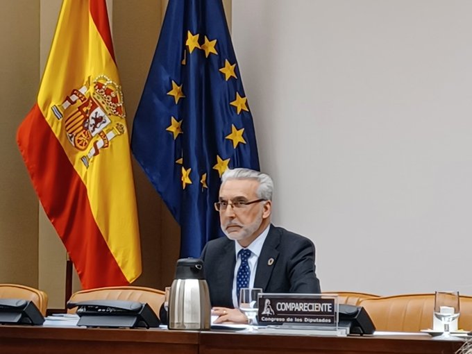 imagen del presidente del csn juan carlos lentijo