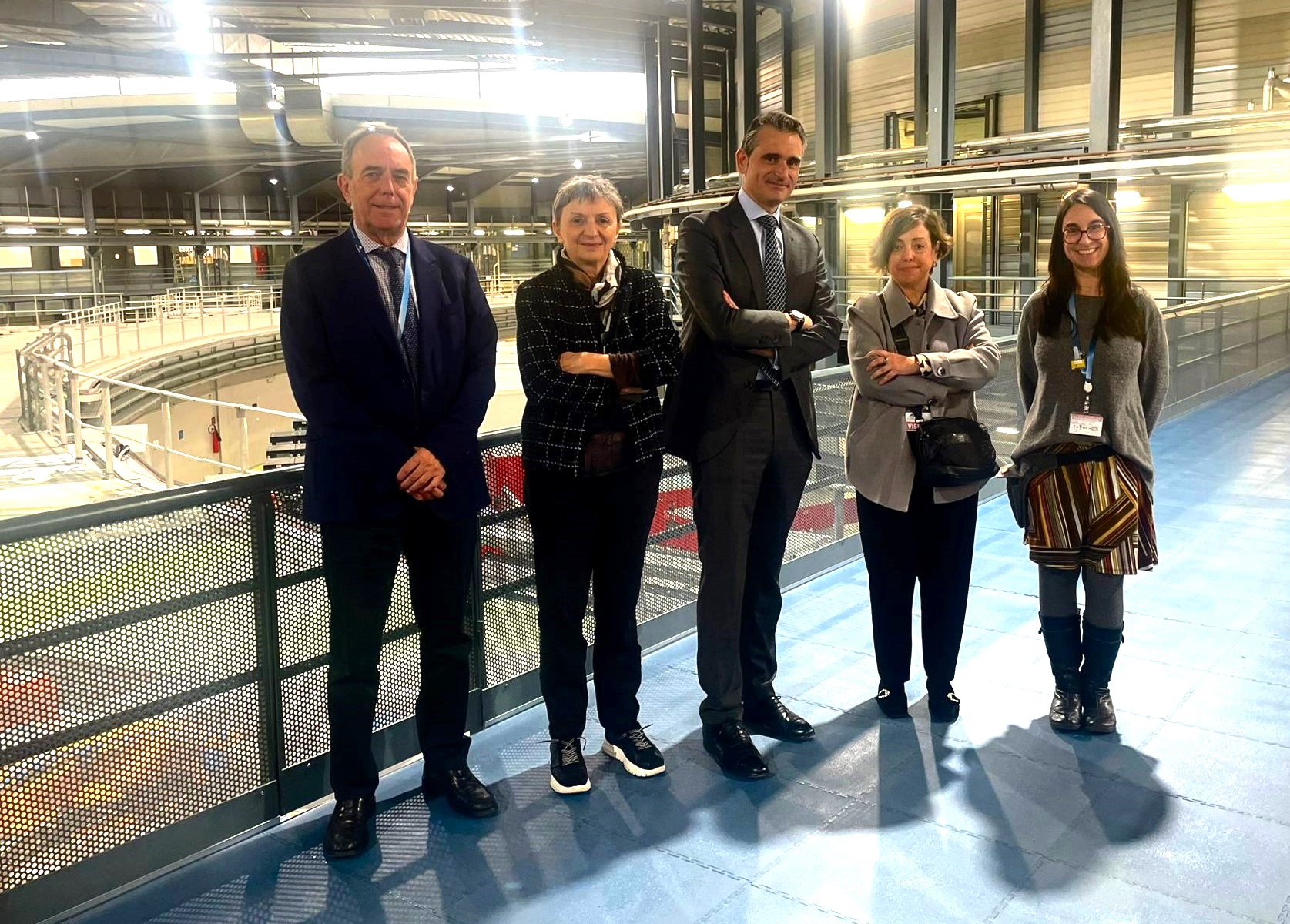 Una delegación del CSN visita las instalaciones del sincrotrón Alba