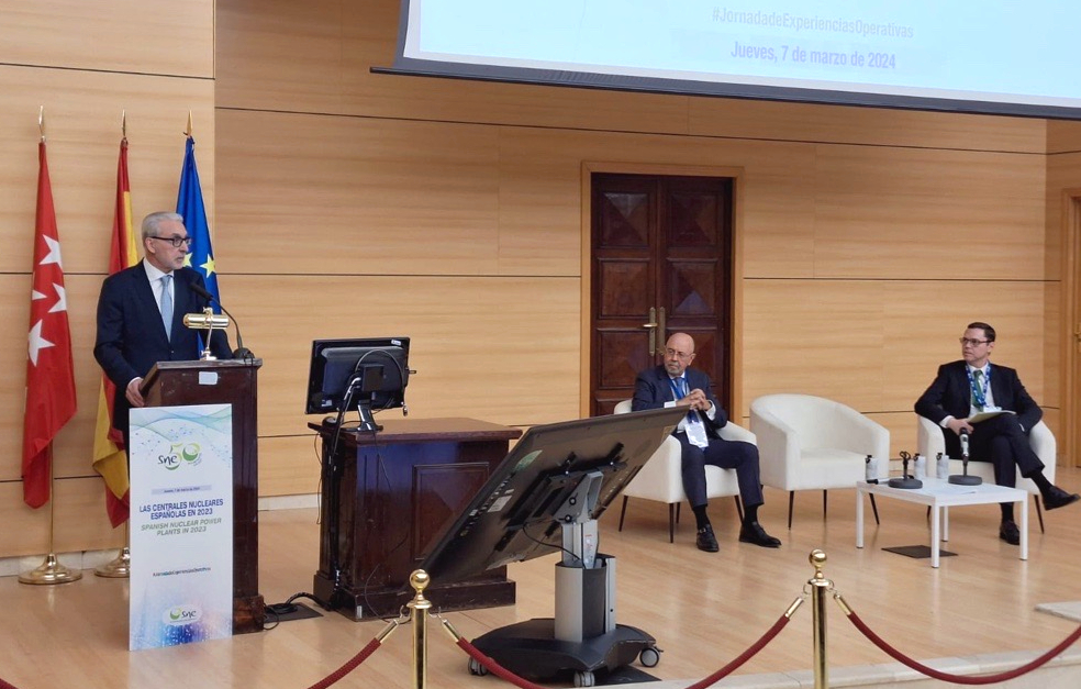 El presidente del CSN destaca la importancia de la gestión del conocimiento en la clausura de la jornada de la Sociedad Nuclear Española