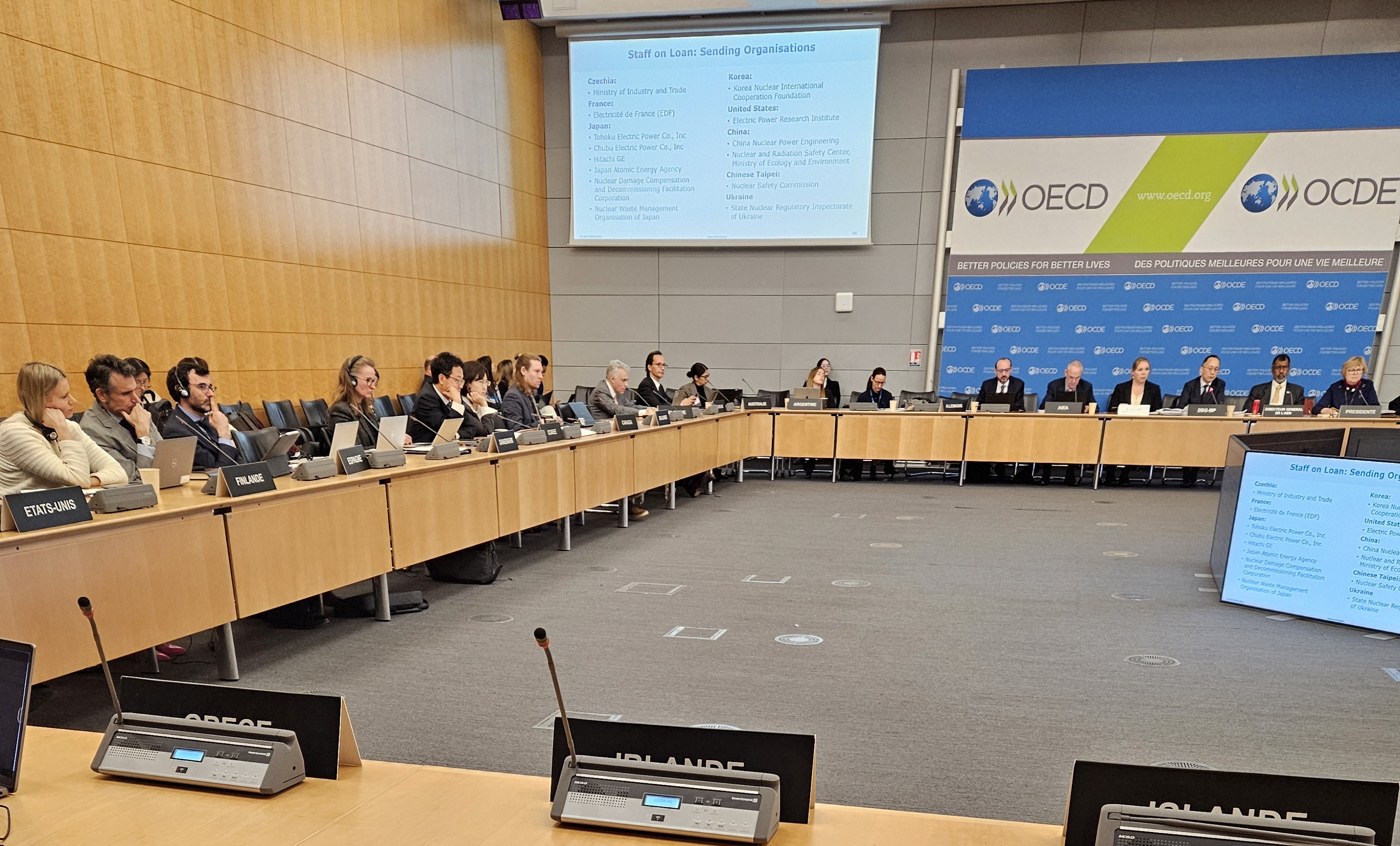 El CSN participa en la reunión del Comité de Dirección de la Agencia de la Energía Nuclear en París