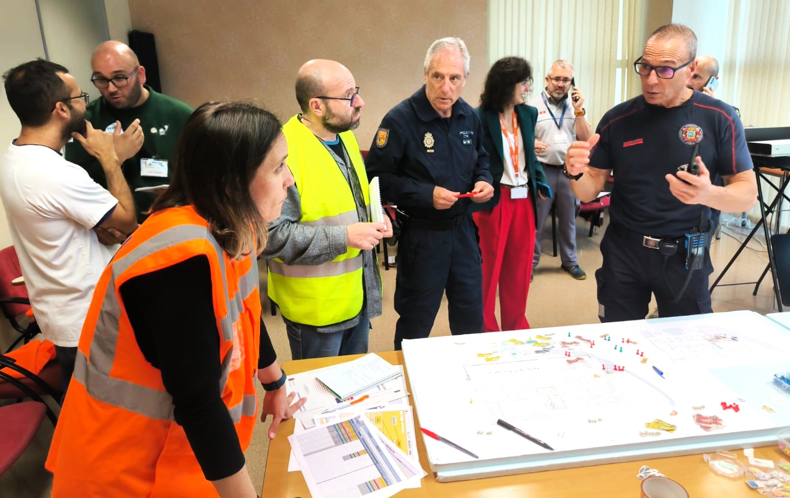 El CSN participa en el simulacro de emergencia radiológica en el Hospital Universitario Marqués de Valdecilla (Santander)