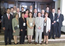 Imagen de la última reunión mantenida por los miembros del Foro