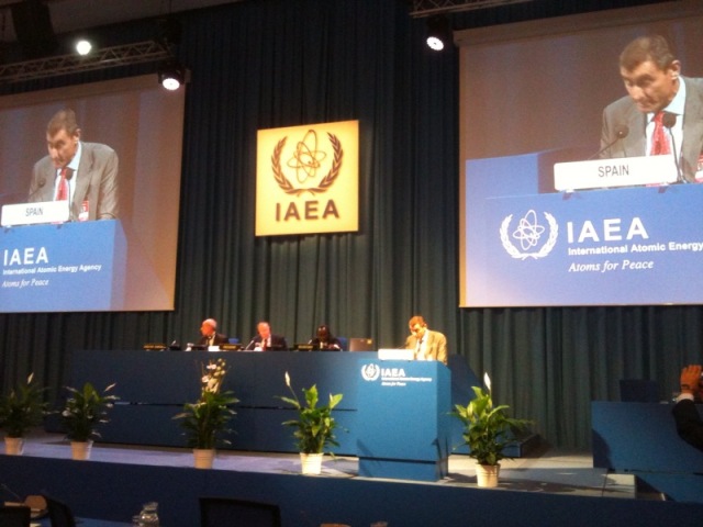 Antonio Hernández, director general de Política Energética y Minas, durante la declaración española