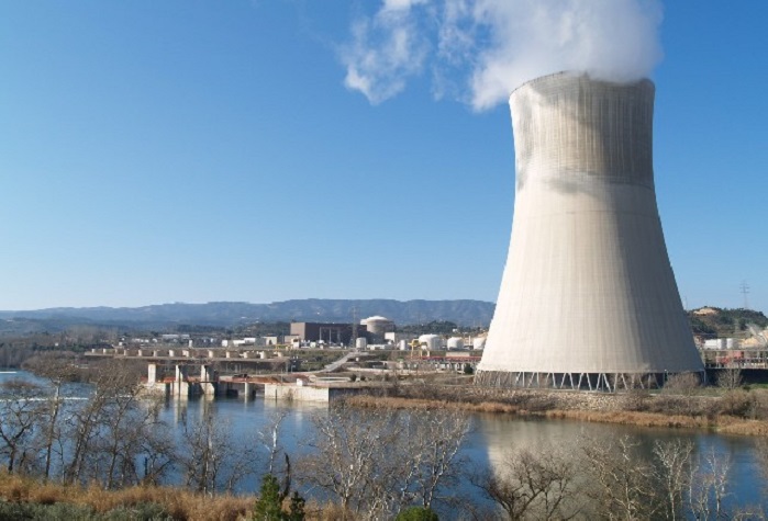 imagen de la central nuclear asco